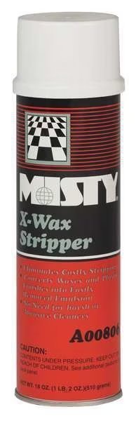 Wax Stripper, Aerosol, 20 oz, PK12, Misty, Mfr#: 1033962