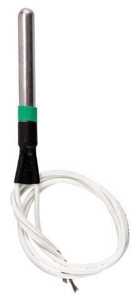 Temperature Sensor, Gray, Resistance Tolerance +/-0.1%, Johnson Controls, Mfr#: TE-6000-100
