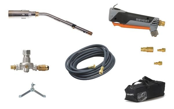 Repair Torch Kit, Roofing, Propane Fuel, Sievert, Mfr#: RKD-25