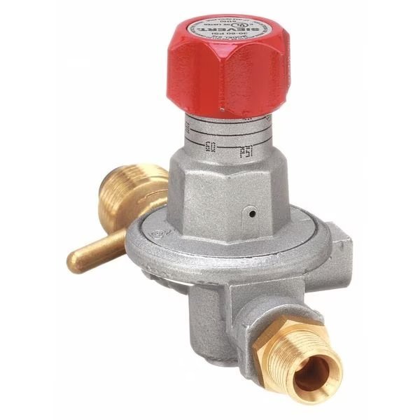Adjustable Regulator, Single Stage, POL, 15 to 60 psi, Use With: Propane, Sievert, Mfr#: 3061-23