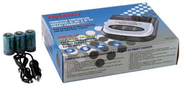 Battery Charger, 12VDC, Ni-Cd/Ni-MH, Tenergy, Mfr#: 871-00006