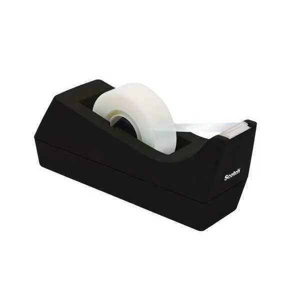 Desktop Tape Dispenser, Weighted Base, Blk, Scotch, Mfr#: C38BK