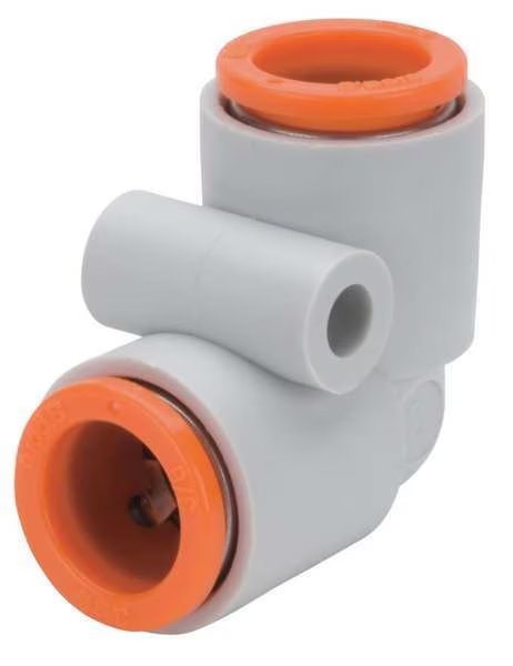 Union Elbow, 90 Deg, 3/16 in., TubexTube, Smc, Mfr#: KQ2L05-00A