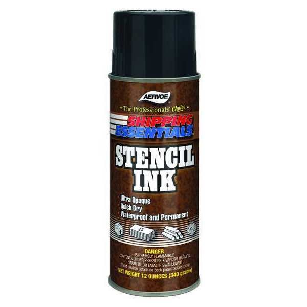 Stencil Ink, 16oz., Yellow, Aervoe, Mfr#: 2802