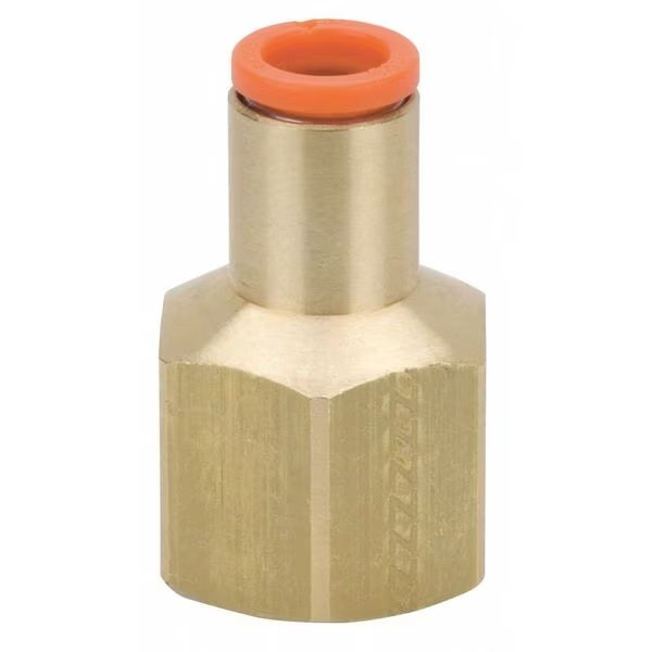 Female Adapter, 1/4 in., TubexFNPT, Smc, Mfr#: KQ2F07-35A
