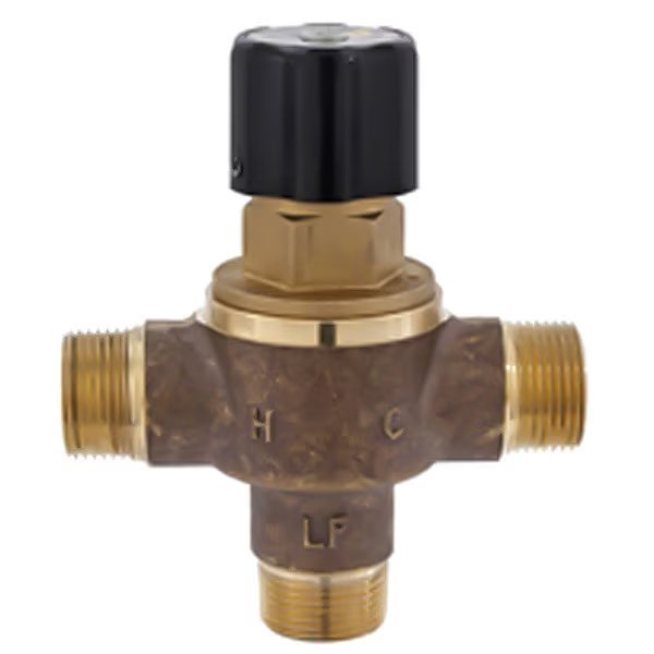 Point Of Use Mixing Valve, 3/4 in Inlet, Leonard Valve, Mfr#: 370-LF-CP