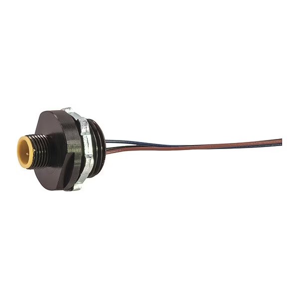 Receptacle, Single Key, Male, 5 Pole, 1 ft., Remke, Mfr#: 305P0010P9