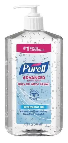 Advanced Hand Sanitizer Gel, 20oz Table Top Pump Bottle, Purell, Mfr#: 3023-12