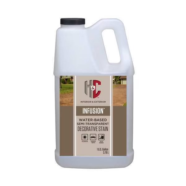 1 gal Floor Stain, Invisible Finish, Tumbled Stone, Water Base, H&C, Mfr#: 45.102024-16