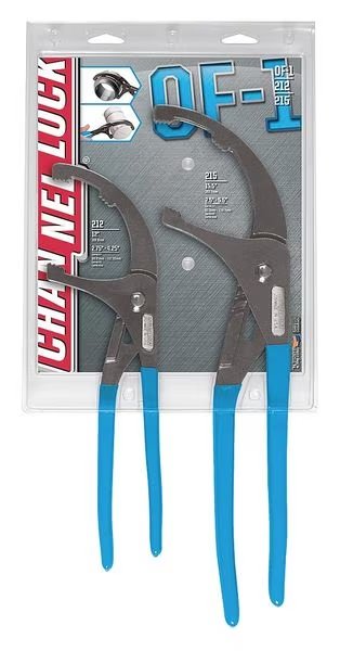 Oil Filter Pliers, Adjustable, Channellock, Mfr#: OF-1