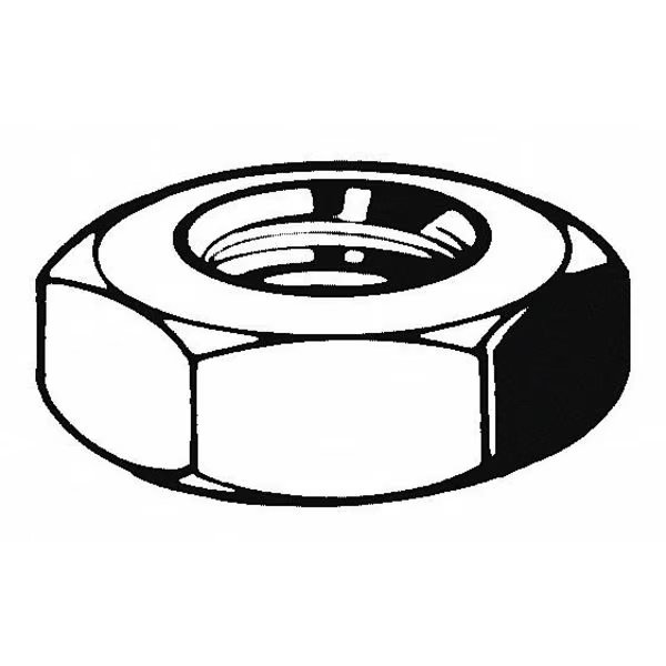 Jam Nut, 5/8"-18, Steel, Grade 8, Zinc Plated, 25/64 in Ht, 5 PK, EnjoyTool Select, Mfr#: U11374.062.0001