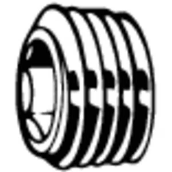 Socket Spoke Screw Plug, 18 mm Dia, Steel Plain, 10 PK, EnjoyTool Select, Mfr#: M07660.180.0150