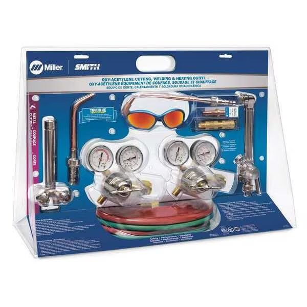 Gas Welding Outfit, ToughCut Series, Acetylene, Welds Up To 3/8 in, Smith Equipment, Mfr#: MB55A-300
