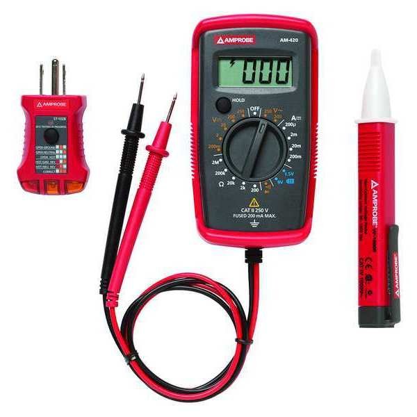 Electrical Test Kit, Amprobe, Mfr#: PK-110