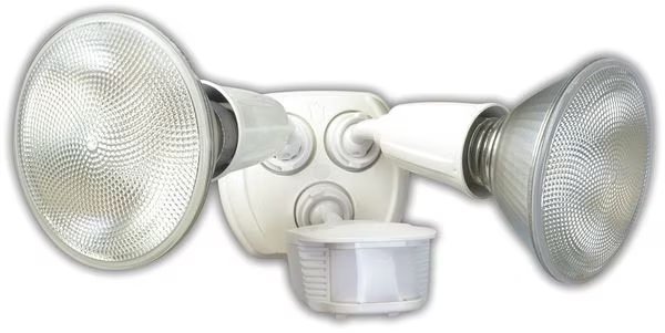 Motion Light, 180Degree, 70 ft., Wht, 16in L, Designers Edge, Mfr#: L6003WH