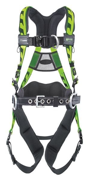 Full Body Harness, S/M, Polyester, Honeywell Miller, Mfr#: AAF-QCBDPSMG