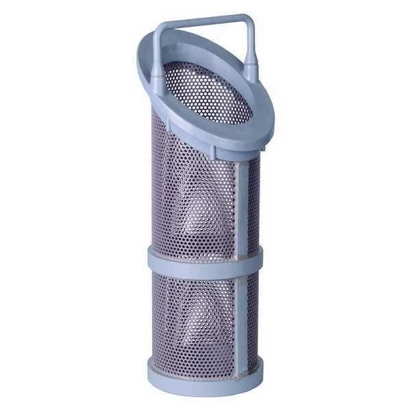 Replacement Basket, PVC, Fits 1-1/4"-2" SB/DB, 1/32" Perforations, Hayward Flow Control, Mfr#: BS12001/32