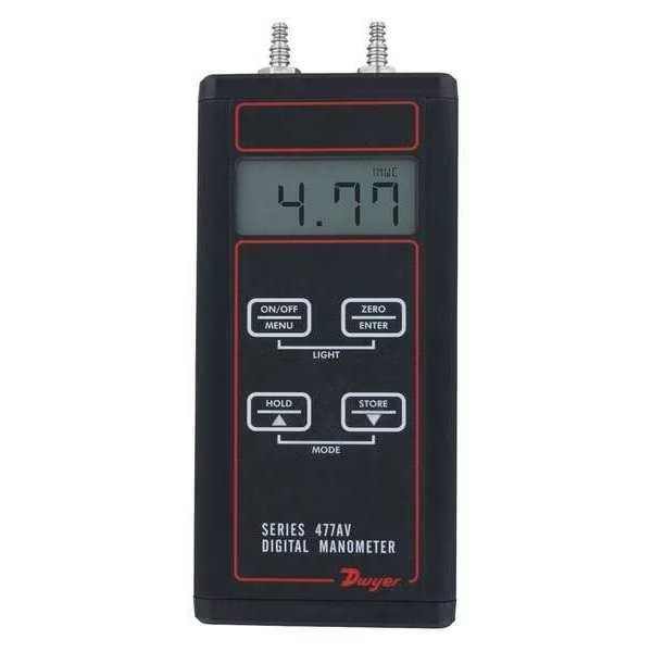 Manometer Kit, Digital, 30.00 psi, Dwyer Instruments, Mfr#: 477AV-6