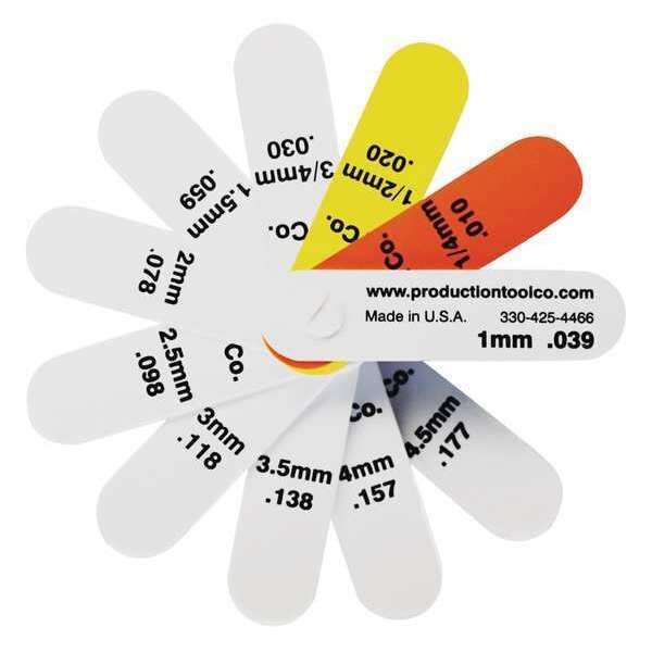 Feeler Gauge, 0.925 In Thick, 3 In L Blade, Assembly Tool, Mfr#: S - 1112