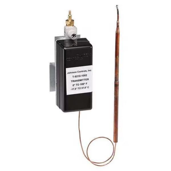 Pneumatic Temperature Transmitter, 3 to 15 psi, Johnson Controls, Mfr#: T-5210-1009