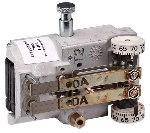 Pneumatic Thermostat, Single Temperature, Heating and Cooling, 2 Pipe, Johnson Controls, Mfr#: T-4752-206