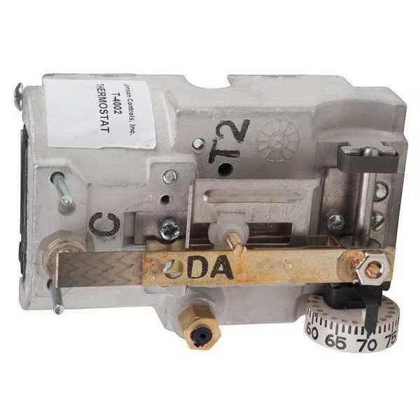 Pneumatic Thermostat, Single Temperature, Heating and Cooling, 2 Pipe, Johnson Controls, Mfr#: T-4002-204