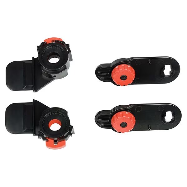 HHIS Hard Hat Adaptor for Face Shield, For Use With Face Shields Black, Red, 6 PK, Jackson Safety, Mfr#: 38426