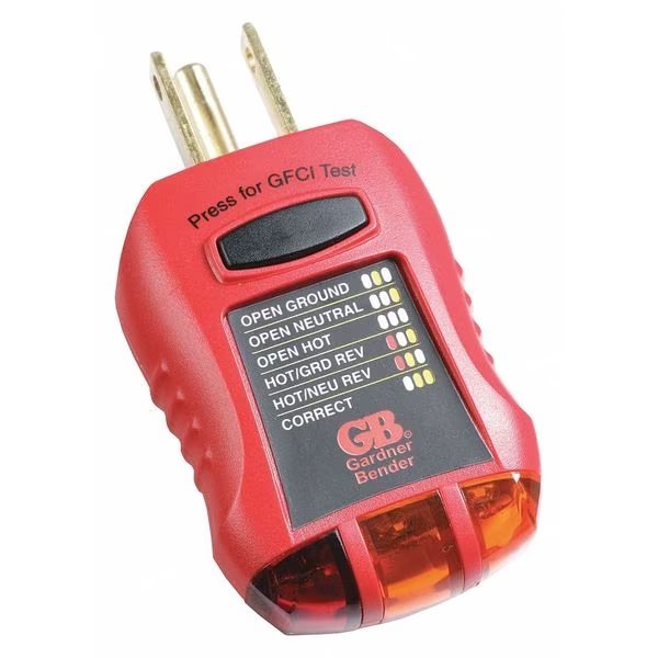 GFCI Receptacle Tester/Circuit Analyzer, Gardner Bender, Mfr#: GFI-3501