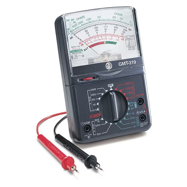 Analog Multimeter, 7 Func., 19 Range, Gardner Bender, Mfr#: GMT-319