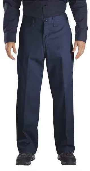 Industrial Work Pants, Twill, Navy, 34x32, Dickies, Mfr#: LP92NV 34 32