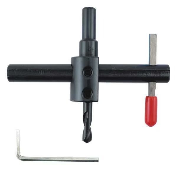 Circle Cutter, Steel, 3-1/4 in. L, General Tools, Mfr#: 5B