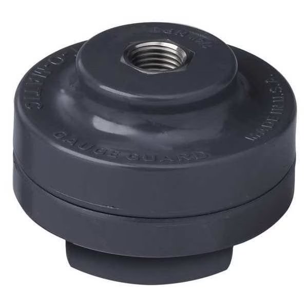 Gauge Gd, PVC, Viton Dia, 1/2 In Gauge Port, Plast-O-Matic, Mfr#: GGVSX1-PV
