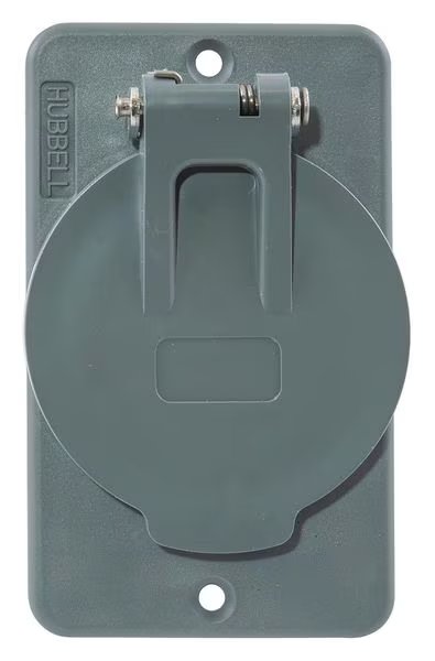 1 -Gang Vertical Weatherproof Cover, 2-13/64