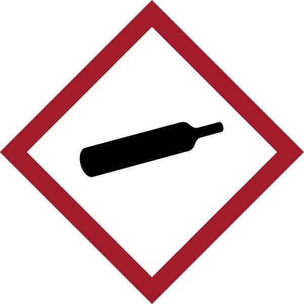 Label, GHS Gas Pressure, Vinyl, 39/Sheet, Brady, Mfr#: 118833