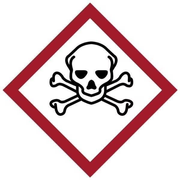 Label, GHS Severe Toxic, Paper, 39/Sheet, Brady, Mfr#: 118899