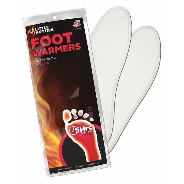 Foot Warmer, 9-3/4 in. L, 2-3/4 in. W, PK20, Little Hotties, Mfr#: 07341