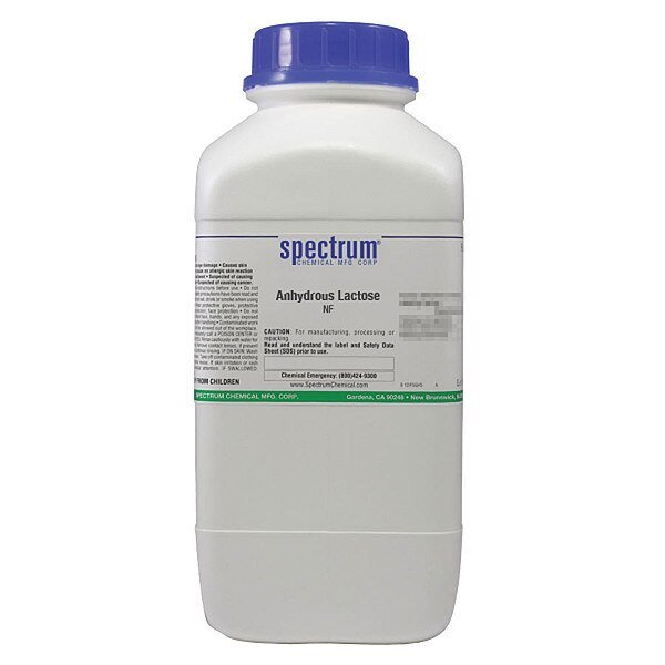 Anhdrsactose, NF, 2.5kg, Spectrum, Mfr#: LA103-2.5KG