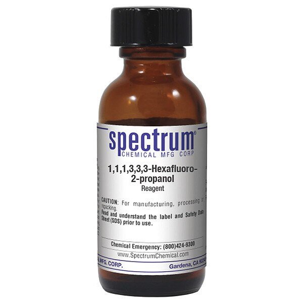 1, 1, 1, 3, 3, 3-Hexafluoro-2-propanol, 25g, Spectrum, Mfr#: H1008-25GM04