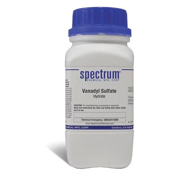 Vanadyl Sulfate, Hydrate, 500g, Spectrum, Mfr#: V1020-500GM10