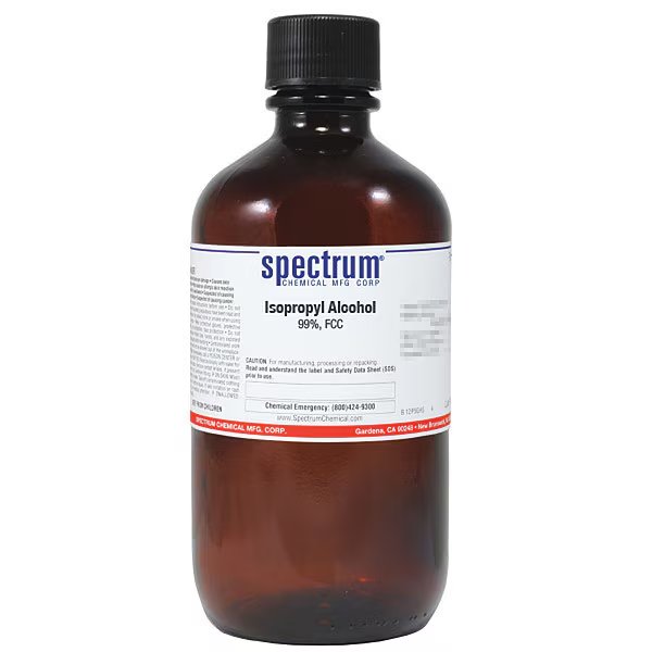 Isopropyl Alcohol, 99 Percent, FCC, 1L, Spectrum, Mfr#: I1056-1LT52