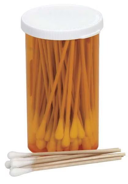 Cotton Tip Swab, Non-Sterile, 3In., PK100, First Aid Only, Mfr#: 25-410