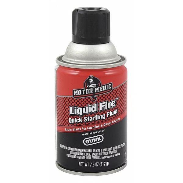Starting Fluid, 7.5 oz., Can, Red, Motor Medic, Mfr#: M3911