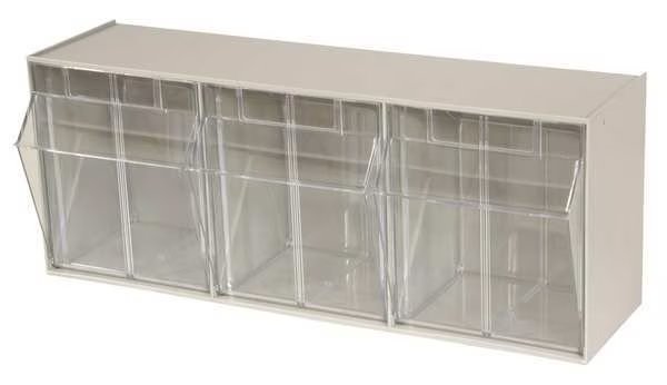Plastic Tip-Out Bin Beige, Akro-Mils, Mfr#: 06703