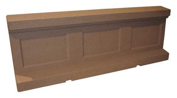 Barrier, Rectangle, 96in.Lx24in.Wx35in.H, Wausau Tile, Mfr#: TF8055W22