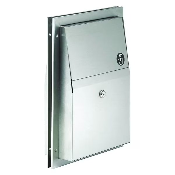 Napkin Disposal, 1.5 Gal, Partition, Bradley, Mfr#: 4721-150000