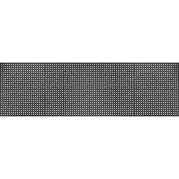 Drainage Mat, Black, 1/2 in Thick, 15 ft W, Apache Mills, Mfr#: 3917609203x15