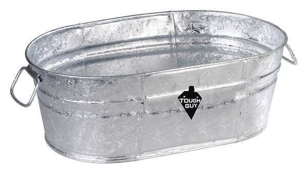 Utility Tub, 2 gal., Silver, EnjoyTool Select, Mfr#: 3ANT6
