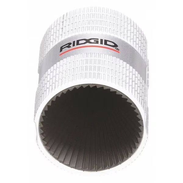 Inner/Outer Reamer, 1/4 in to 1-1/4 in Pipe Size, Copper/Stainless Steel, Integrated Handle, Ridgid, Mfr#: 223S