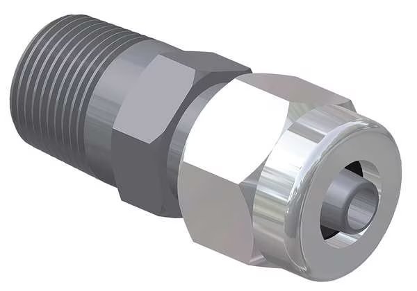 Male Adapter, 1 x 3/4 In, NPT x Pipe, Continental Industries, Mfr#: 1342-00-0914-00