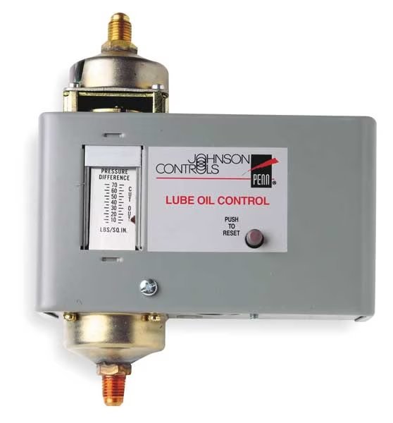Lube Oil Pressure Control, 8 to 70 psi, Johnson Controls, Mfr#: P128AA-17C